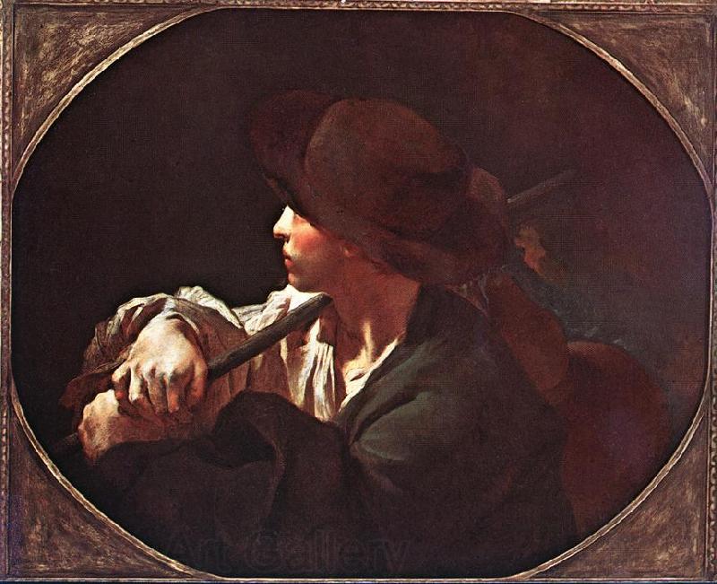 PIAZZETTA, Giovanni Battista Shepherd Boy ag Spain oil painting art